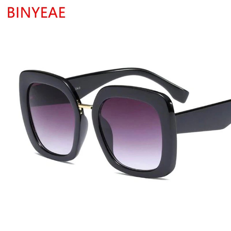 Роскошные негабаритные Солнцезащитные очки Модные женские квадратные винтажные очки женские черные солнцезащитные очки для мужчин очки знаменитостей Oculos
