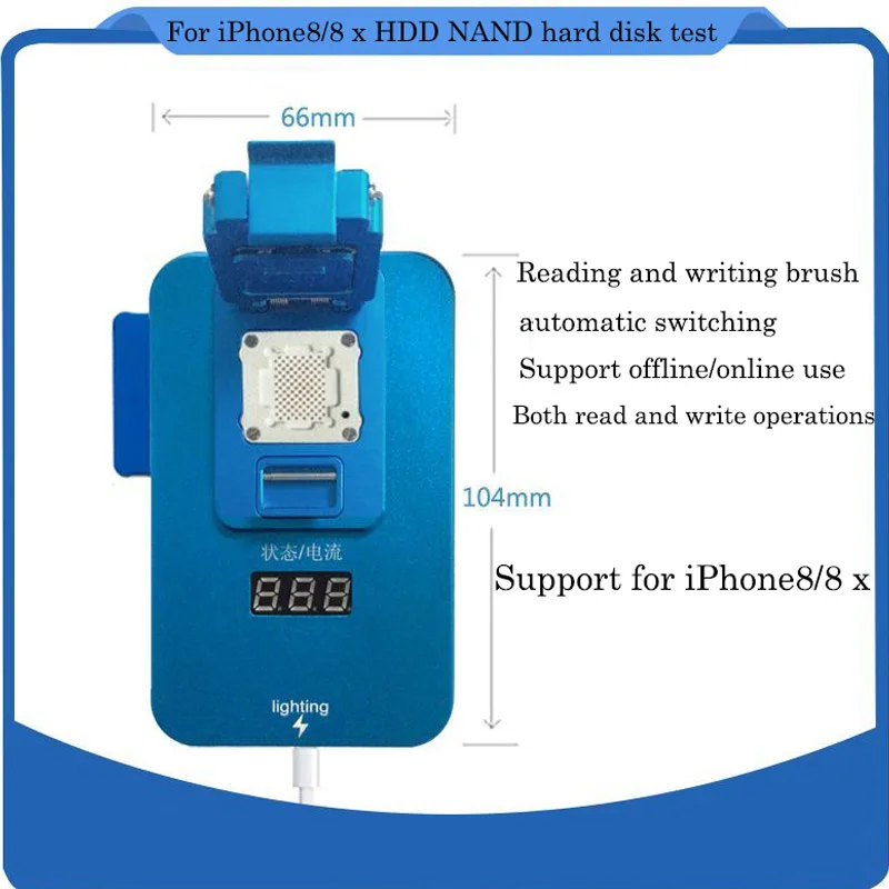 Для iphone 8 8p IC чип программист машина ремонт материнская плата Nand флэш жесткий диск
