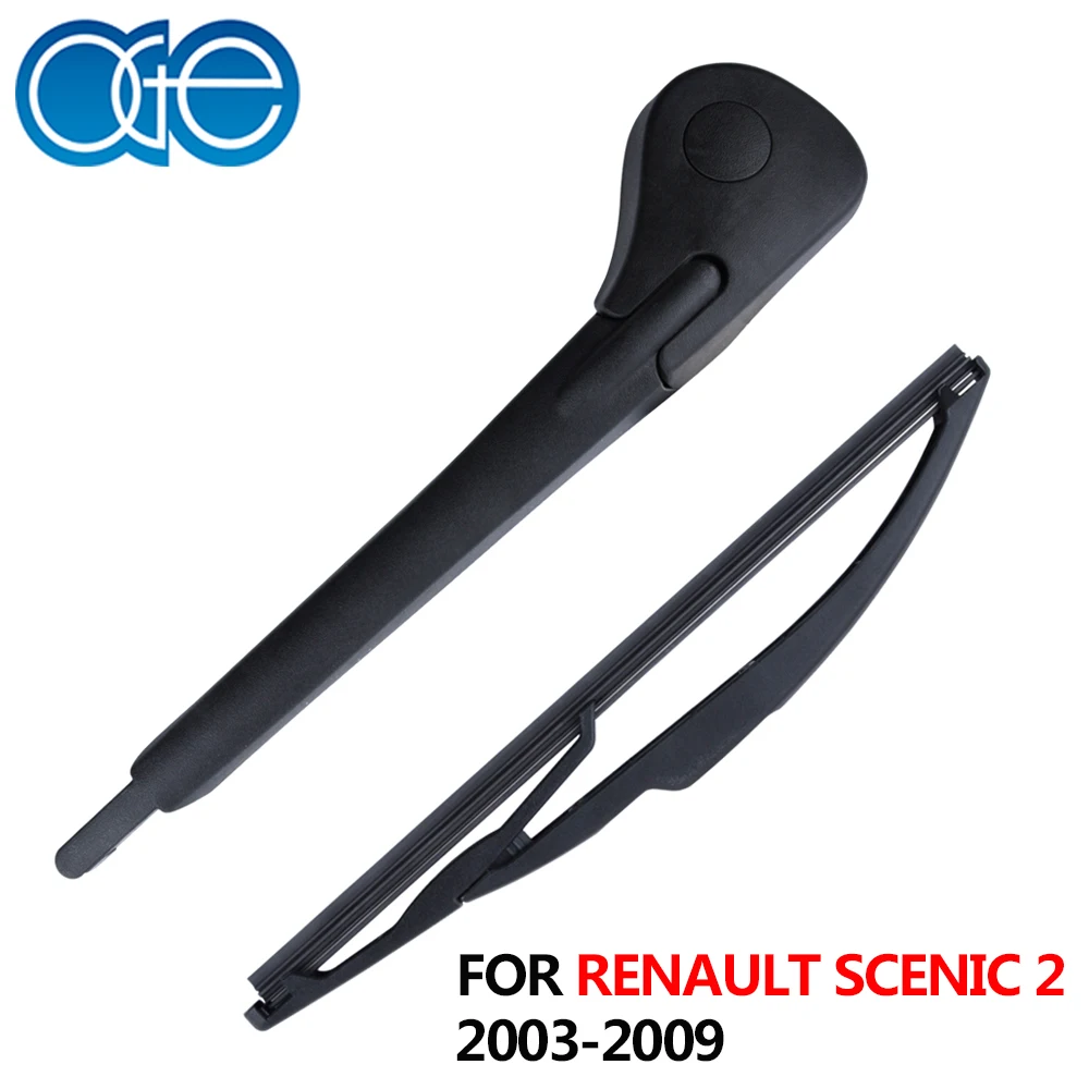 Günstige OGE Premium 10   Hinten Wischer Arm Und Klinge Für Renault Scenic 2 2003 2004 2005 2006 2007 2008 2009 windschutzscheibe Auto Zubehör
