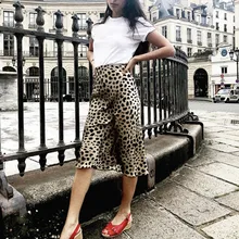 Aprmhisy модная винтажная леопардовая юбка с принтом женская летняя повседневная Уличная юбка миди с высокой талией jupe femme