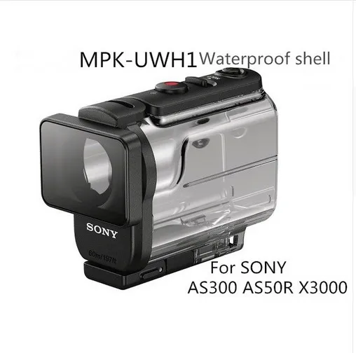 SONY MPK-UWH1 Водонепроницаемый подводный чехол MPK-UWH1 для SONY FDR-X3000 HDR-AS300 HDR-AS50 Водонепроницаемый чехол UWH1