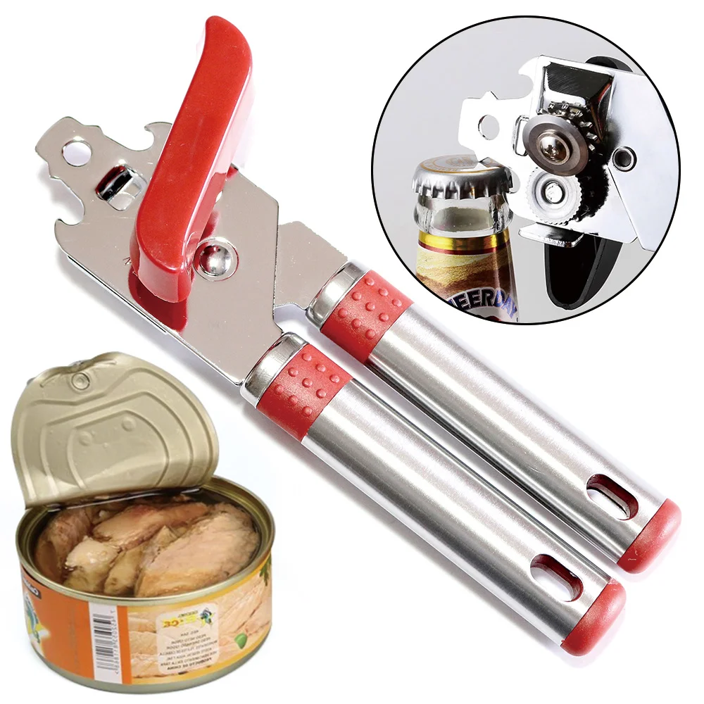 1 Pc Multifunctional Stainless Steel Bottle Opener Craft Beers Grip