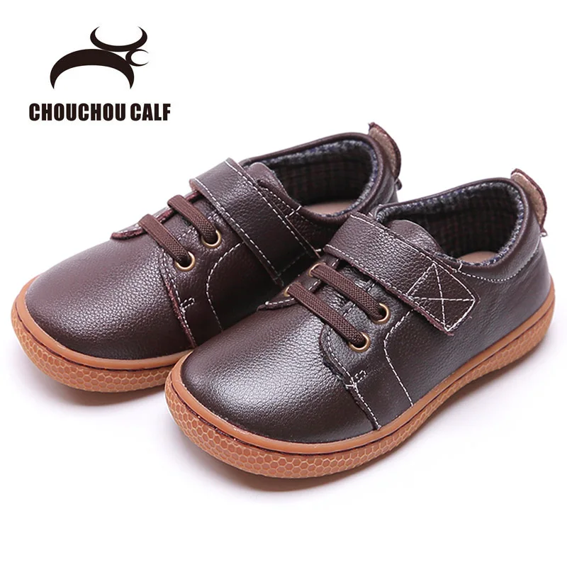 Buy Genuine Leather kids shoes Autumn children casual