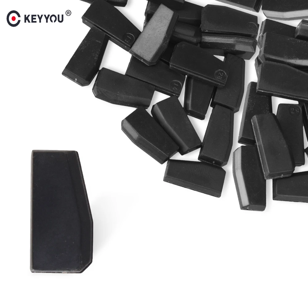

KEYYOU 5X New T5 Transponder Car Key Chip Blank Carbon T5 Cloneable Chip Cemamic T5 Chip Copy To ID 11 12 13 33
