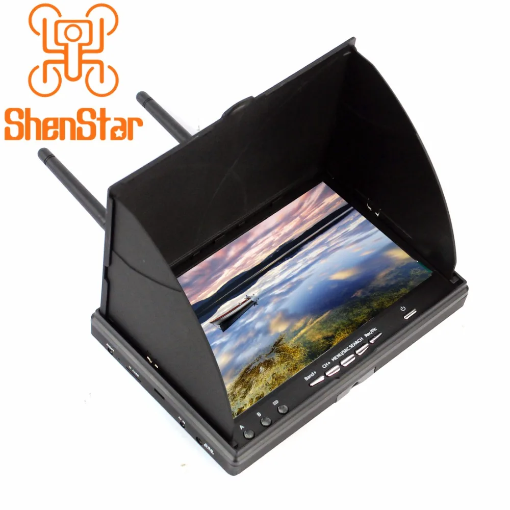 7Inch 40Ch 58G Fpv Dvr Build In Battery Dual Receiver Module Handheld Tft Lcd Screen For Rc Racer Racing Drone Accessory Kit huismerk kopen in de aanbieding 7Inch 40Ch 58G Fpv Dvr Build In Battery Dual Receiver Module Handheld Tft Lcd Screen For Rc Racer Racing Drone Accessory Kit huismerk kopen in de aanbieding