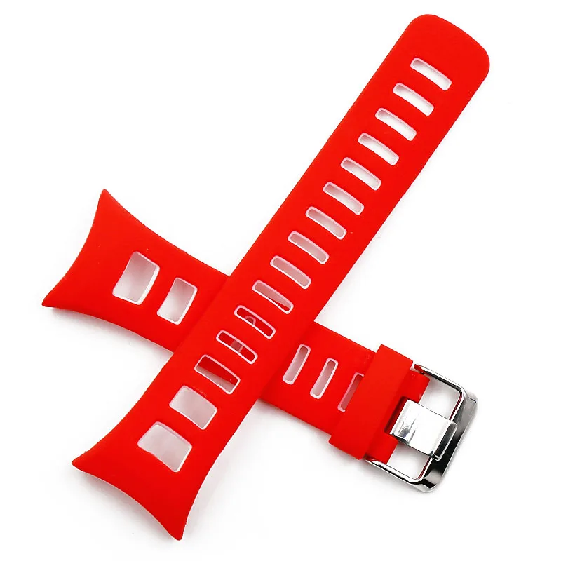 Watch accessories silicone strap men's pin buckle outdoor sports waterproof strap for SUUNTO QUEST rubber strap women watch band