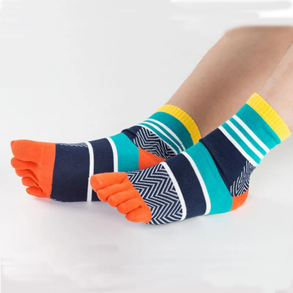 3 пары мужские хлопковые Дышащие носки с пальцами|men socks|five toe socktoe socks |