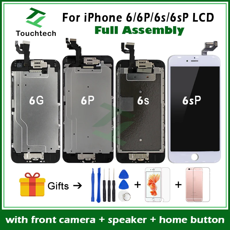 

Completed Pantalla for iPhone 6 6S Plus LCD Black&White No Dead Pixel Guaranteed Display 3D Touch Screen Digitizer Full Assembly