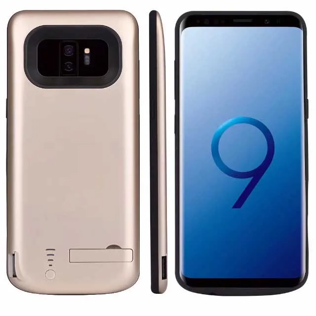 

NENG for Galaxy S9 5000mAh New Power Bank Backup with Stand (5.8 Inch) Pack Battery Charging Case Cover for Samsung S9/S9 Plus