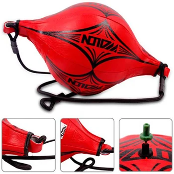 

New Double End MMA Boxing Training Punching Bag Speedball Speed Ball Red Color