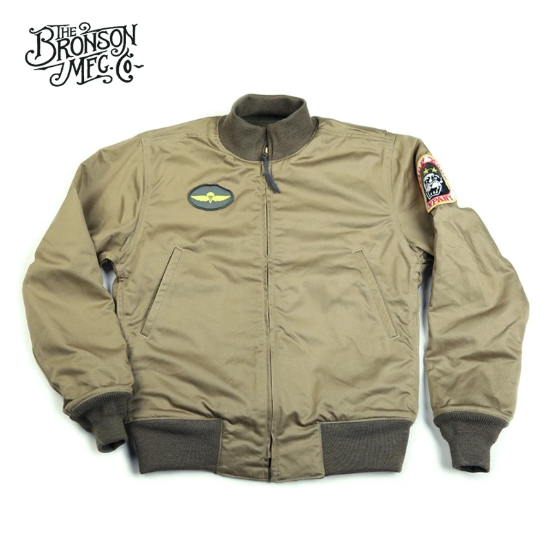 

READ DESCRIPTION 2019 Bronson mans short design tank jacket wool liner