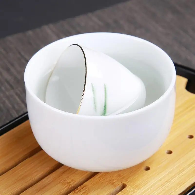  Chinese Kung Fu Teaware Sets With Metal Filter Portable Travel Tea Set Ceramic Teapot Teaset Gaiwan