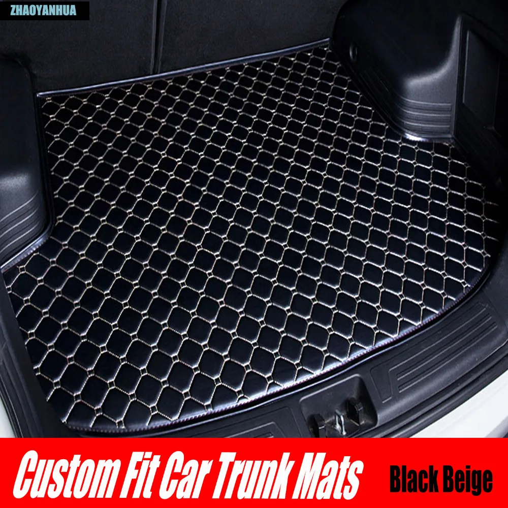 ZHAOYANHUA Car trunk mats special for Audi A4 B5 B6 B7 B8 allraod Avant