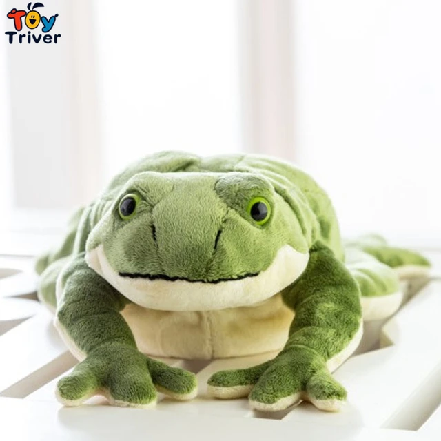 Stuffed Toy Animal Green Frog, Frog Stuffed Animal Cute