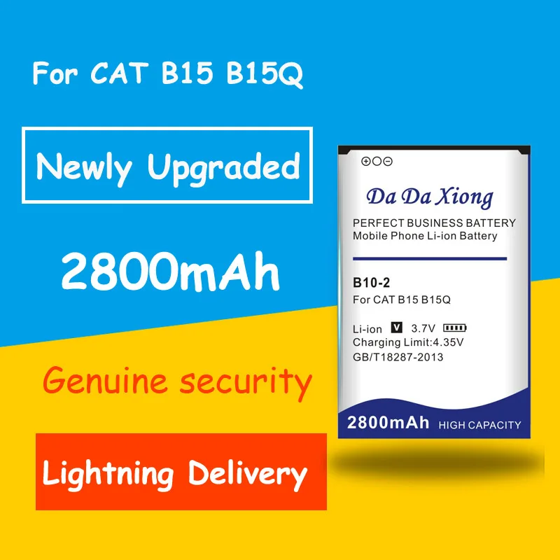 High Quality 2800mAh B10 2 Mobile  Phone  Battery  For CAT  