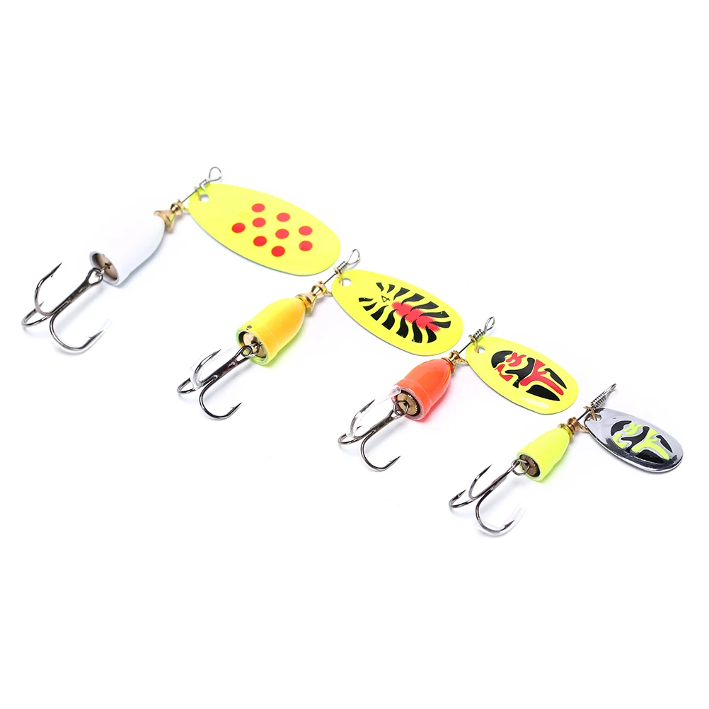 Artificial Bass Lure Metal Hard Lure 1Pcs Spinner Bait Fishing Lure Set