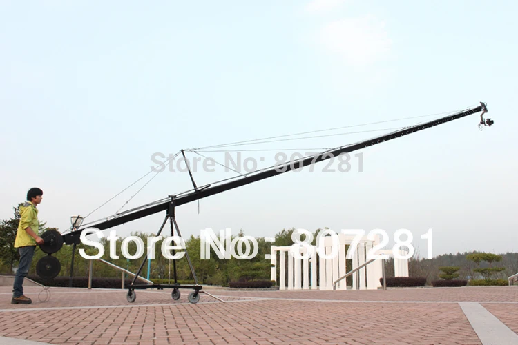 

32.8ft Pan Tilt Head 10 kilo Camera Crane Jib Arm Jibs load 10kilo machine