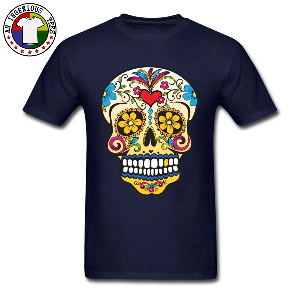 Gold Tooth Short Sleeve Tops Shirts Round Neck 100% Cotton Man Top T-shirts comfortable Clothing Shirt Fashionable Gold Tooth navy
