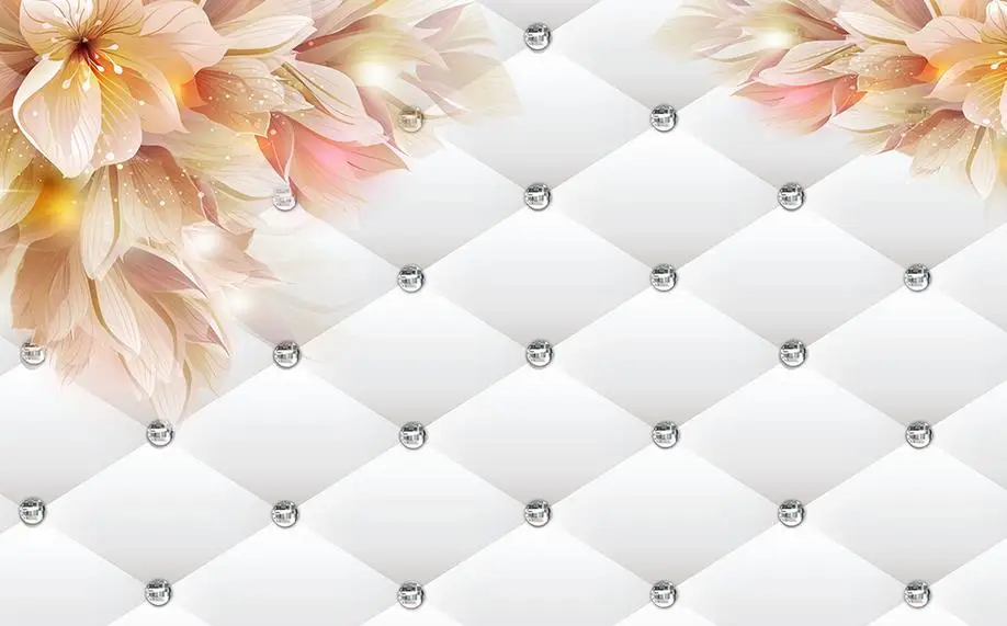 Пользовательские 3d Настенные обои цветок Лилия украшение дома|wallpaper home decor|custom mural