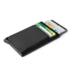 Slim Men Aluminum Wallet With Back Pouch ID Card Holder RFID Protection Mini Metal Automatic Pop up Credit Card Case Coin Purse ► Photo 1/6