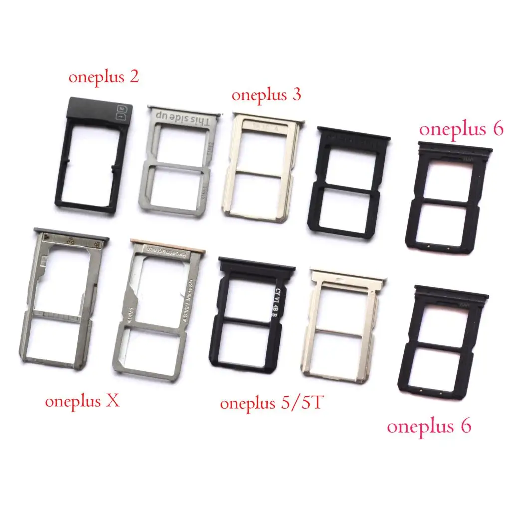 Nano Sim карта Micro SIM SD ридер держатель адаптер лотка Замена для Oneplus 2 3 3T X 5 5T 6|Шлейфы