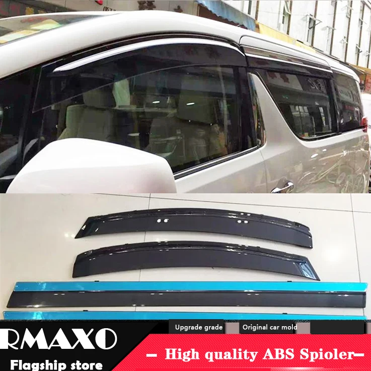 Для Toyota alphard Пластик оконный козырек 2015-2017 Vent Оттенки Защита от солнца Дождь