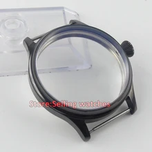 44 мм 316L нержавеющая сталь закручивающаяся задняя часть PVD parnis чехол подходит 6498 6497 движение