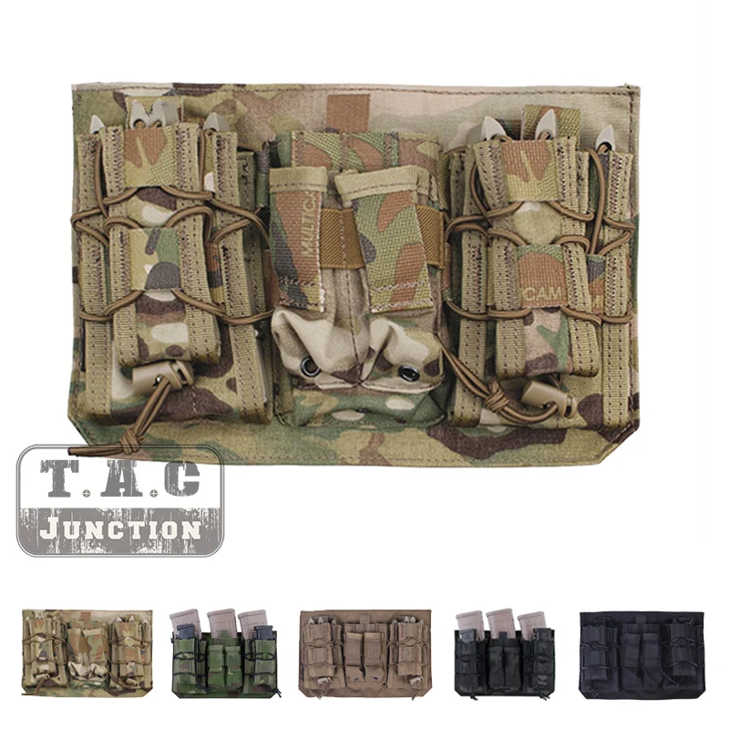 

Emerson LBX-4020G Assaulter Panel MOLLE Plate Carrier Front Pack EmersonGear Tactical Pack Attacker Panel wit Mag Pouch For Vest
