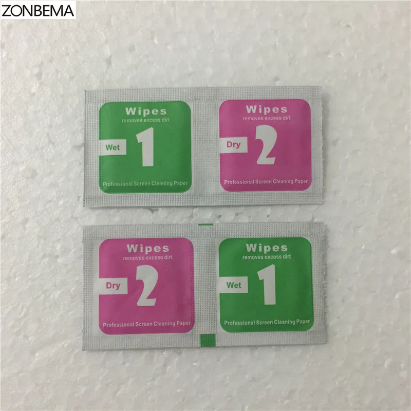 

ZONBEMA 20pcs 10set Camera Lens Phone LCD Screen Dust Removal Tool Dry Wet Cleaning Wipes Paper Set for iPhone