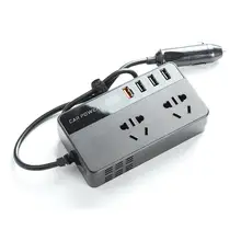 1 шт. Автомобильный Инвертор Многофункциональный Преобразователь мощности Гнездо USB QC 3,0 преобразователь быстрой зарядки автомобильные принадлежности