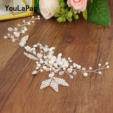 YouLaPan HP137 свадебная тиара Свадебная лоза Бисероплетение Свадебные аксессуары для волос; свадебные повязки на голову Свадебные украшения для волос