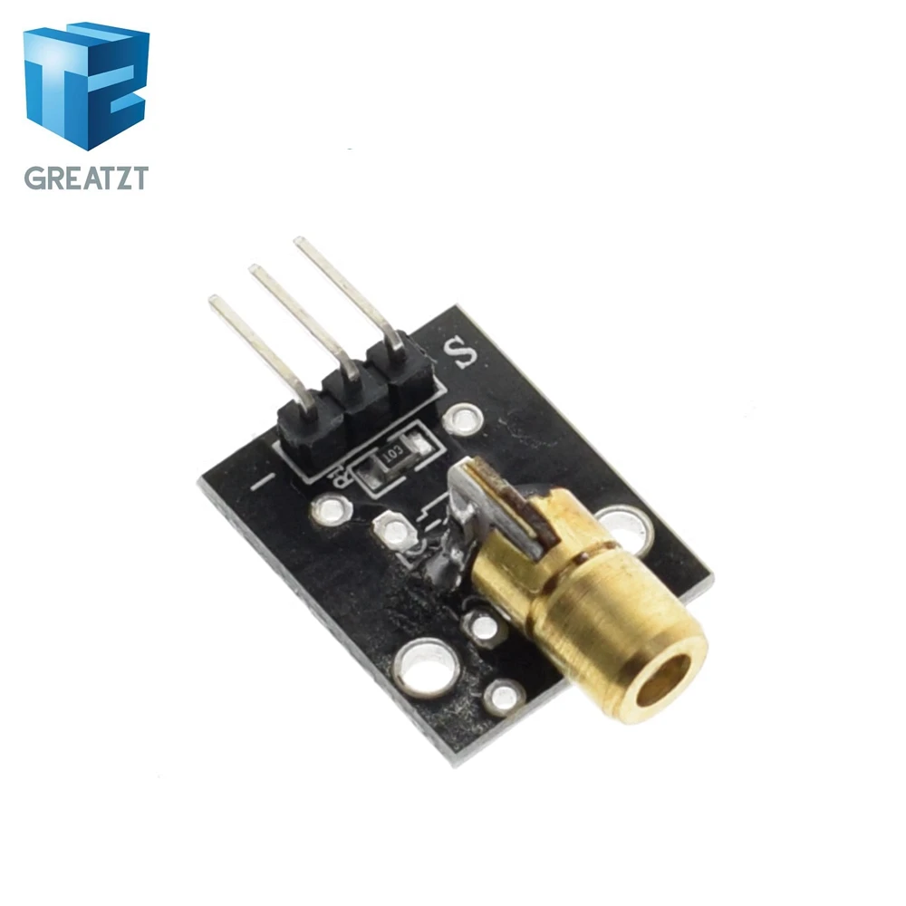 

Smart Electronics New KY-008 3pin 650nm Red Laser Transmitter Dot Diode Copper Head Module for AVR PIC DIY Free Shipping