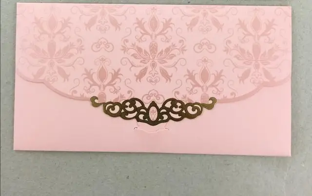 freeshipping2pcs pink wedding invitation envelope red envelope