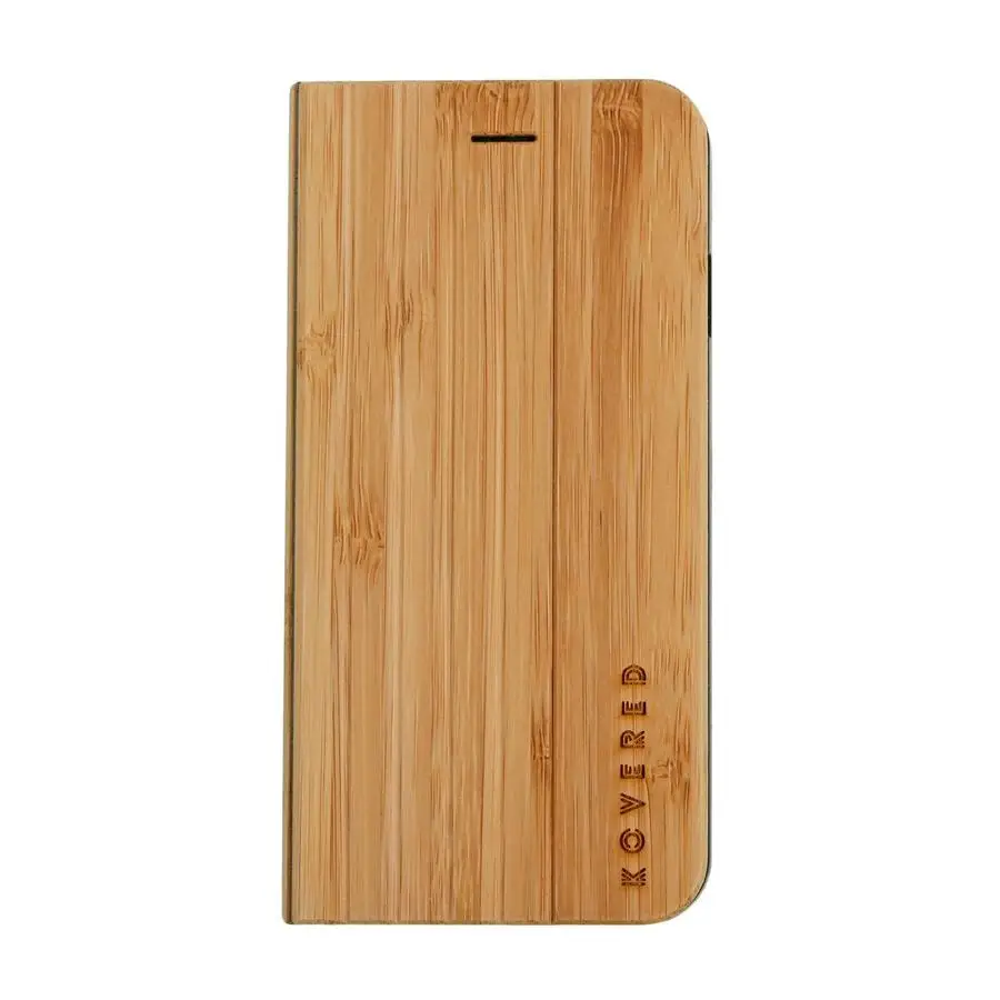 Экологичный чехол для мобильного телефона из натуральной бамбуковой кожи ручной работы для iPhone 7 7Plus