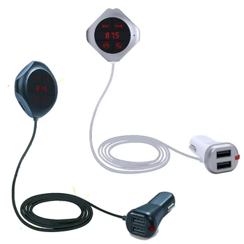 

Marsnaska new 6-in-1 Hands Free Wireless Bluetooth FM Transmitter Modulator Car MP3 Player for TF/SD Memory Card USB LCD