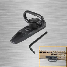 Сплав черный тактический KeyMod модульный прямое Крепление Быстрый отсоединить QD адаптер для пневматического оружия комплект