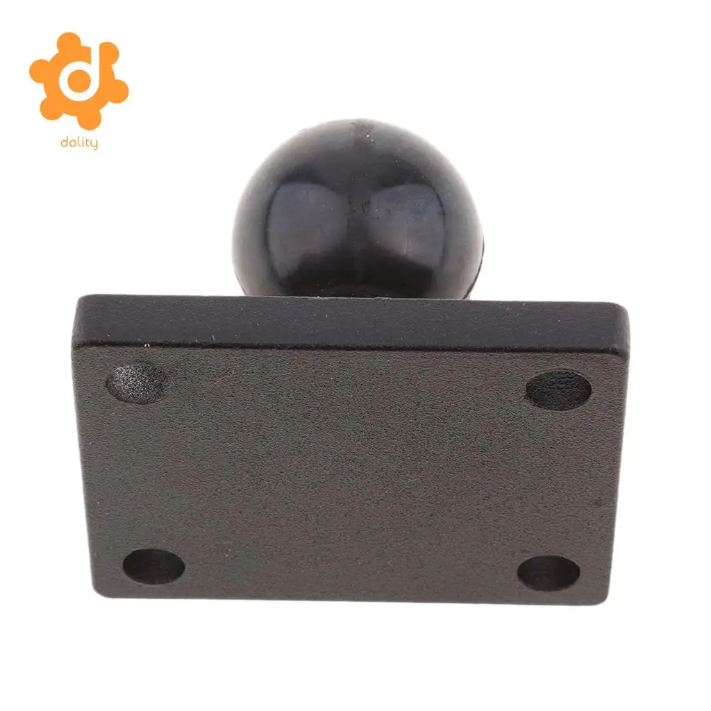 Motorcycle Brake Clutch Reservoir Cover Base Mount GPS with 1 inch Ball