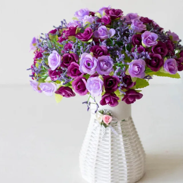 plastic rose bouquet