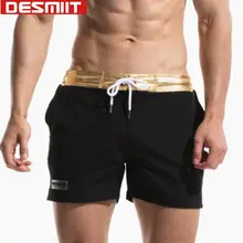 Микро-эластичный DESMIIT купальники Для мужчин плавательные шорты для Для мужчин плавание Мужские Шорты для купания нейлон быстросохнущая купальник человек серфинг пляжная одежда