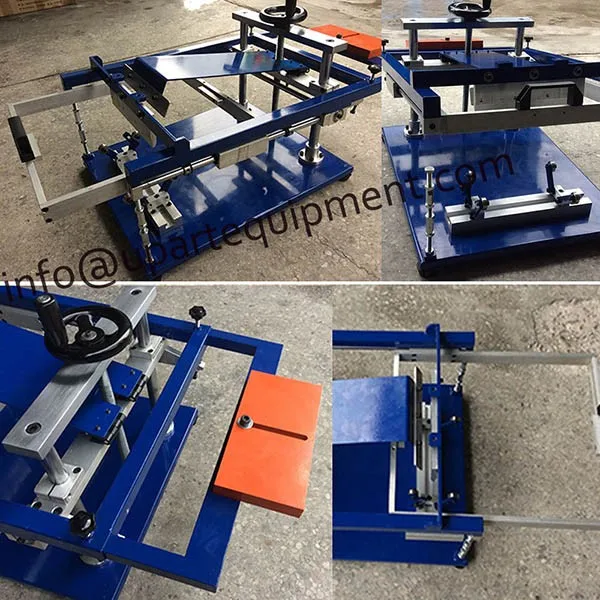 manual round screen printing machine