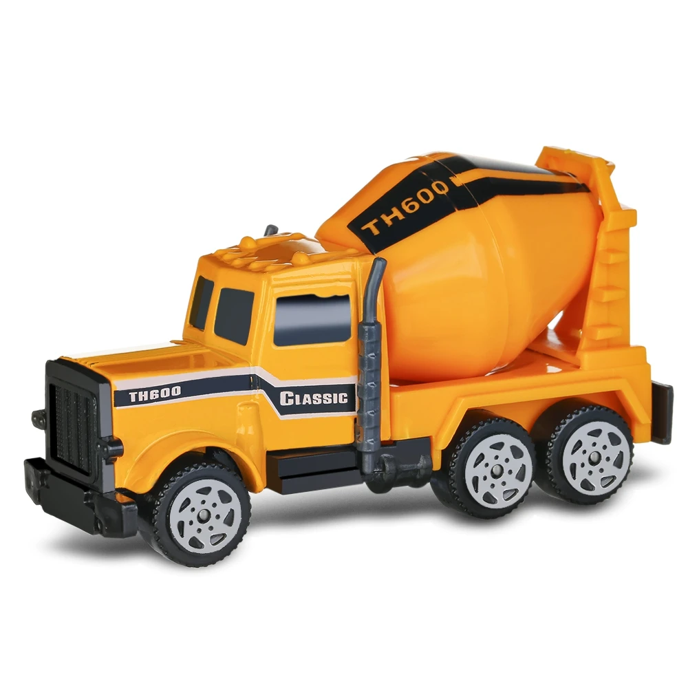  6 in 1 Mini Engineering Car Diecast Alloy Construction Vehicle Dump-car Dump Truck Model Classic Toy Mini gift for Children Toy (2)
