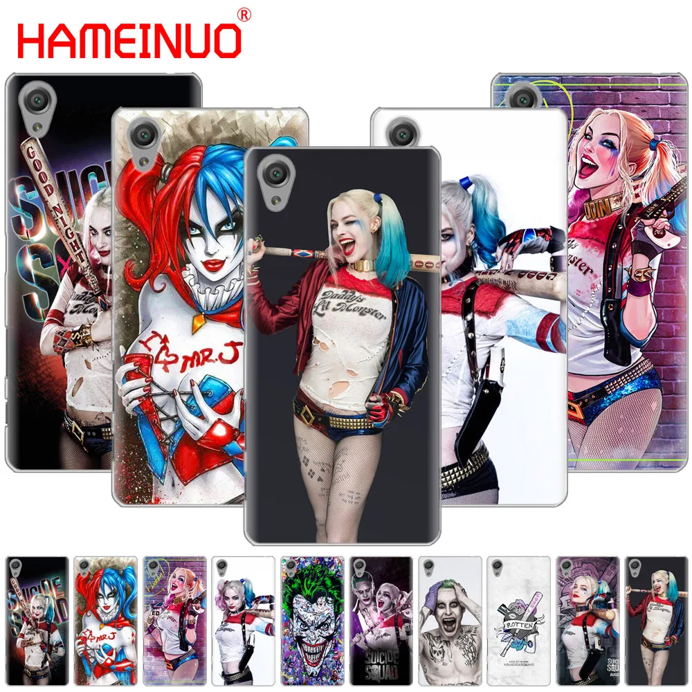 Harley Quinn отряд самоубийц Джокер чехол для телефона sony xperia C6 XA1 XA2 XA ULTRA X XP L1 L2 X XZ1 compact XR/XZ PREMIUM