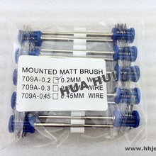 Матовые Pro-Texturning Кисти Диаметр проволоки: 0,2 мм Ювелирные изделия инструменты, матирующие проволочные щетки
