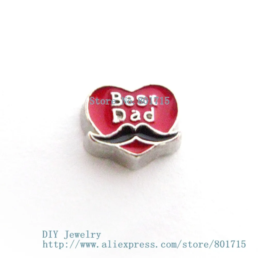 

2016 New Styles ! FC1307 Best Dad floating locket living charms with Good Quantity