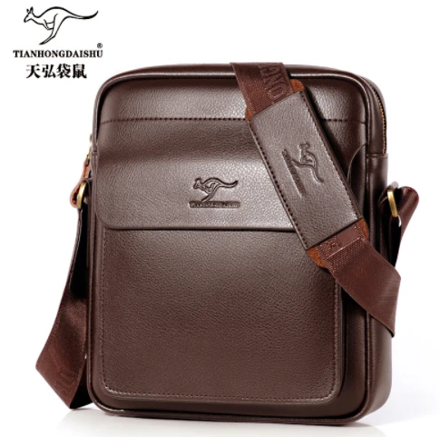  Men Casual Business Leather shoulder Messenger Bag Men's Crossbody male vintage crossbody ipad Lapt - 32922996618