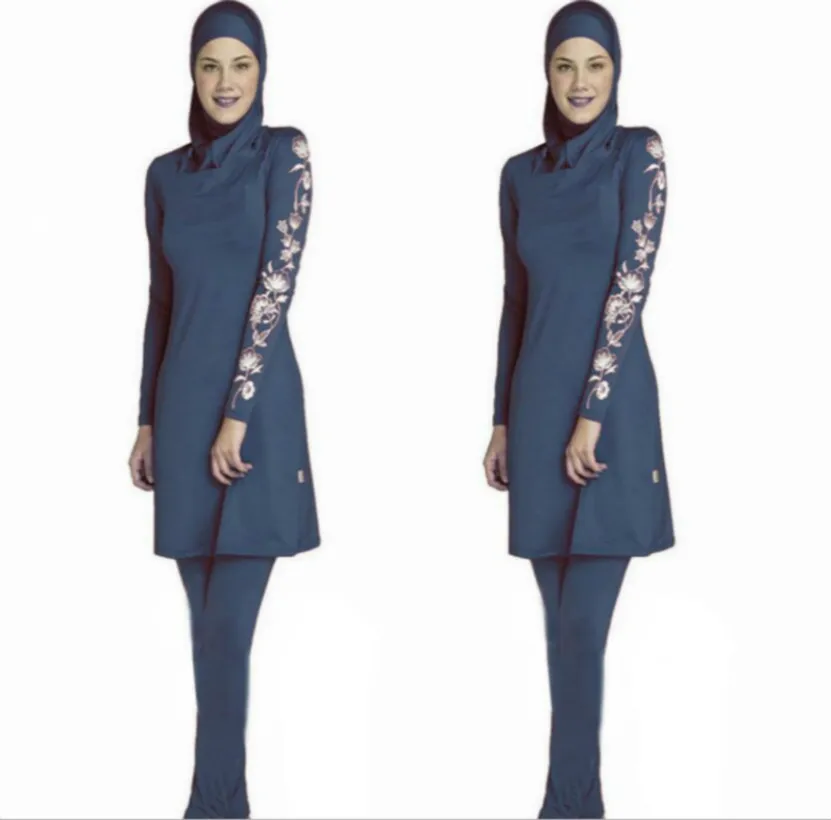3 шт плюс размер S-6XL Буркини Большие размеры s Купальники купальный костюм женский тонкий исламский Майо хиджаб-купальник Costumi Маре Донна