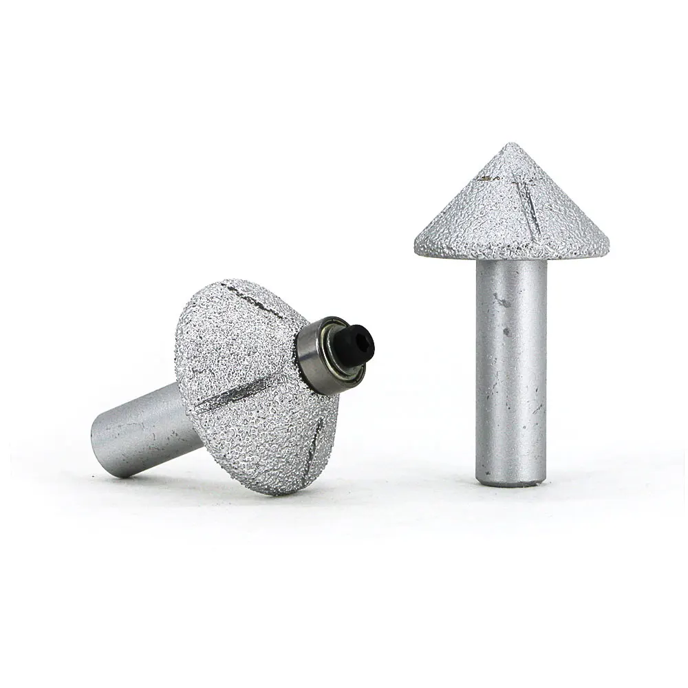 Brazed diamond inclined angle milling cutter mounted for marble grinding for grinding, patchwork of marble machine GJ016 Brazed diamond inclined angle milling cutter mounted for marble grinding for grinding, patchwork of marble machine GJ016