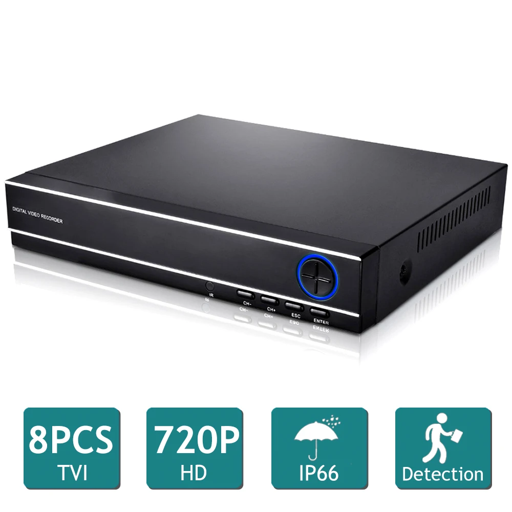 

New Product 8CH 1080N HDMI Video Output Security Standalone DVR Smart home security system For Easy Realtime Remote View