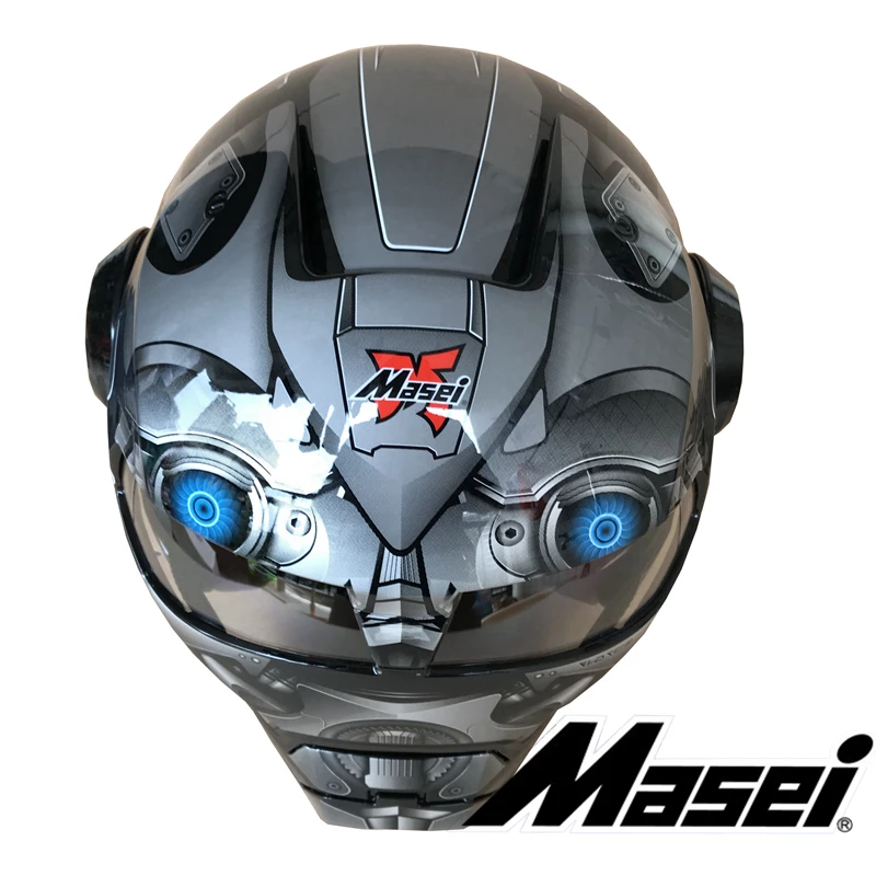 Bumblebee MASEI 610 IRONMAN железный человек шлем мотоциклетный шлем полушлем открытый шлем для мотокросса s m l xl