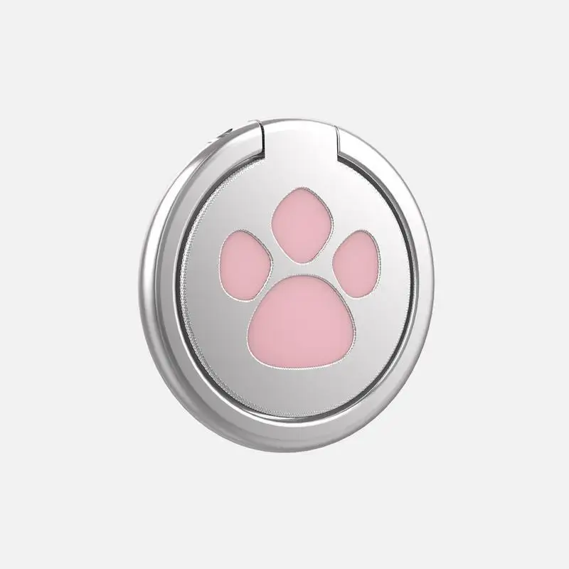 

Footprint Creative Ring Bracket Zinc Alloy Mobile Phone Ring Buckle Adhesive For mobile phone smartphone